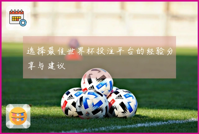 选择最佳世界杯投注平台的经验分享与建议
