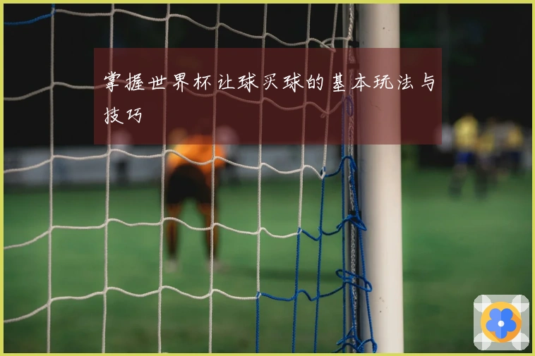 掌握世界杯让球买球的基本玩法与技巧